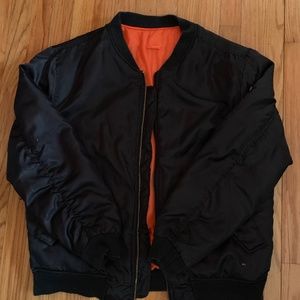 Orange Gut Bomber Jacket